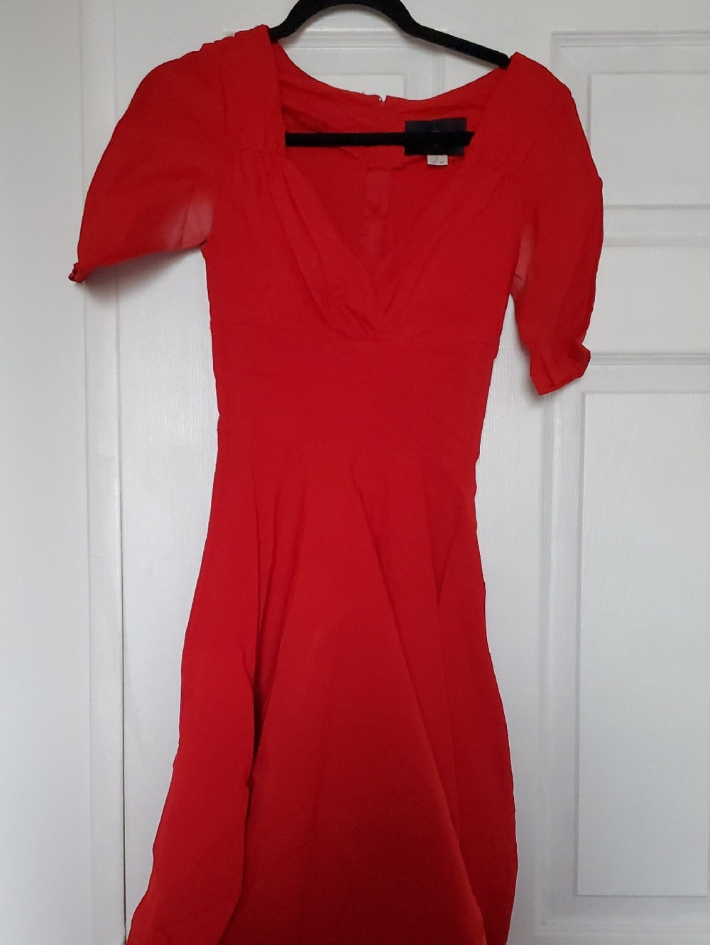 Collectif Vibrant Red Pin Up Dress